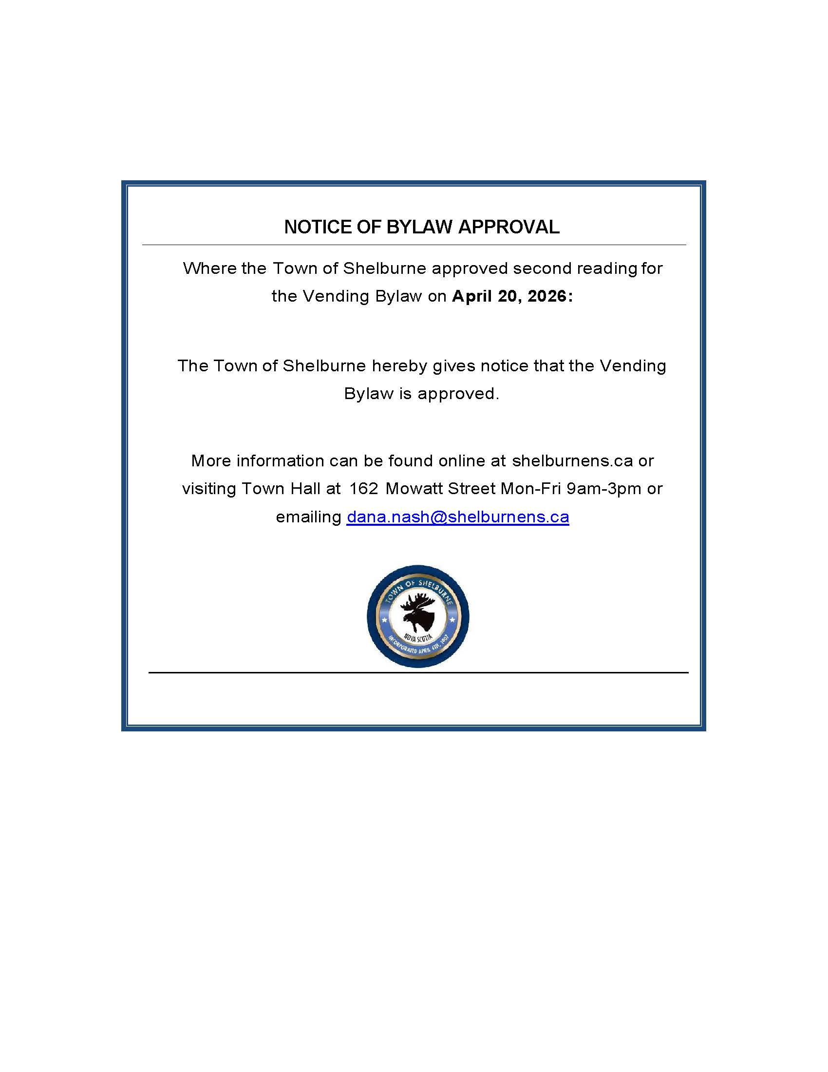 bylaw approval new
